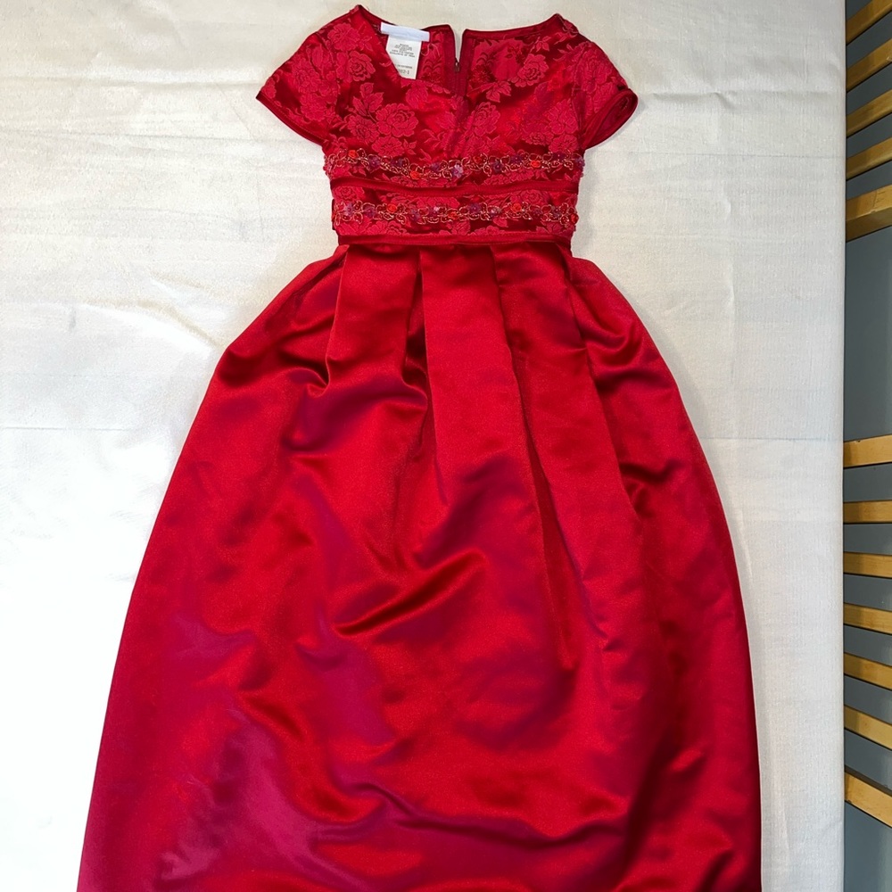 Bonnie Jean Red Dress Girls